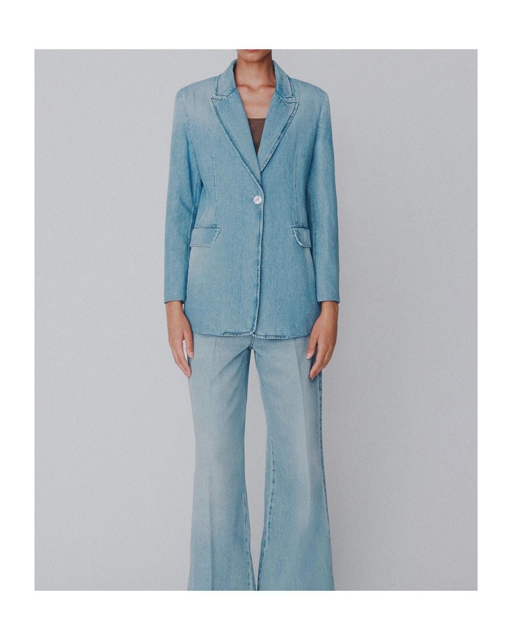 Marella Blue Light Denim Blazer