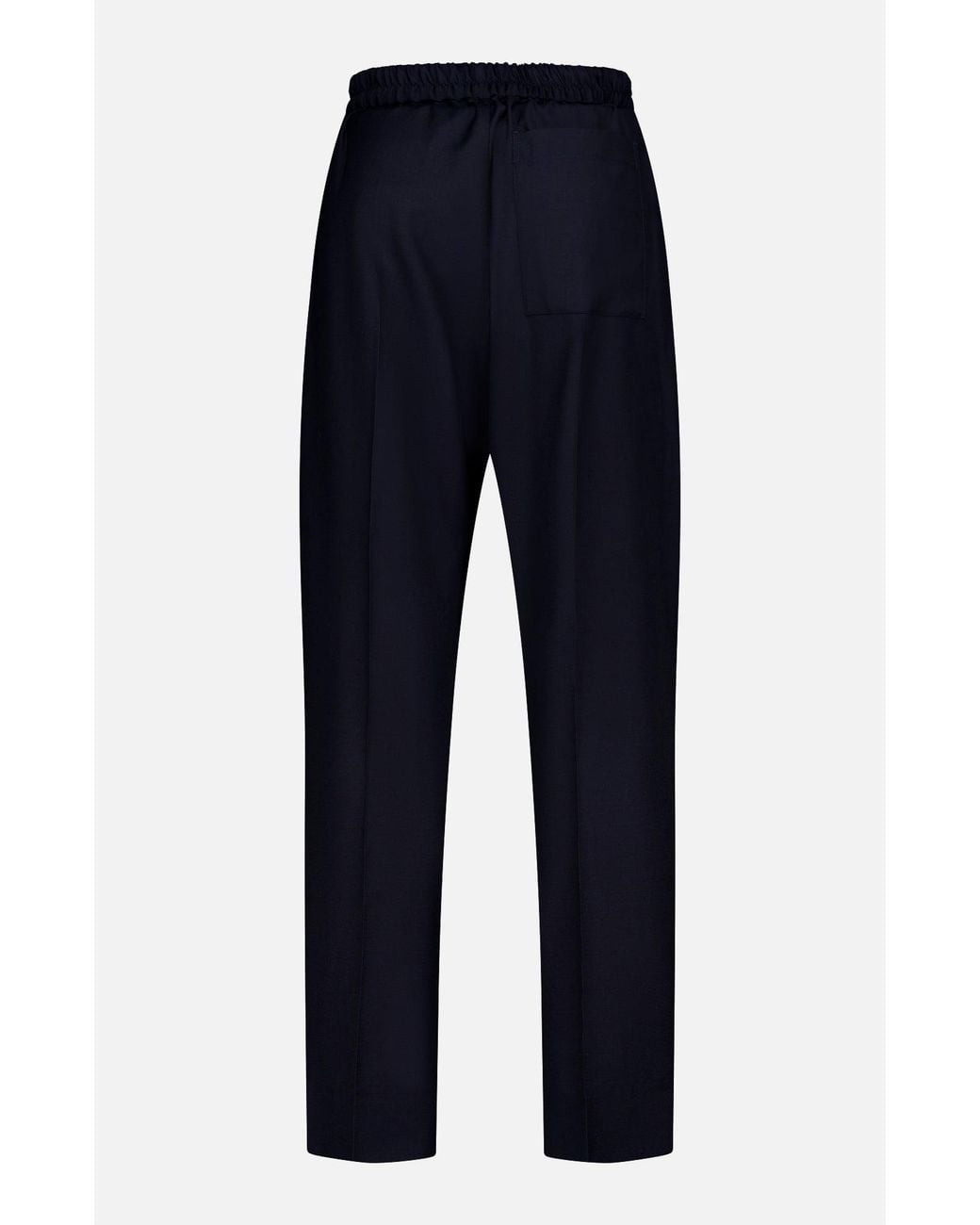 Officine Generale Blue Drawstring Casual Pants for men