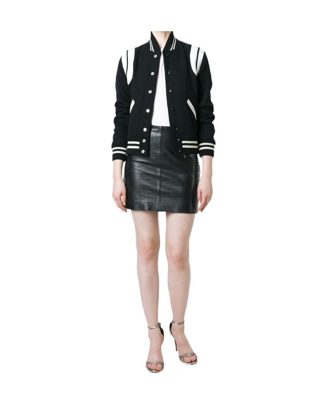 Saint Laurent Black Bomber Jackets