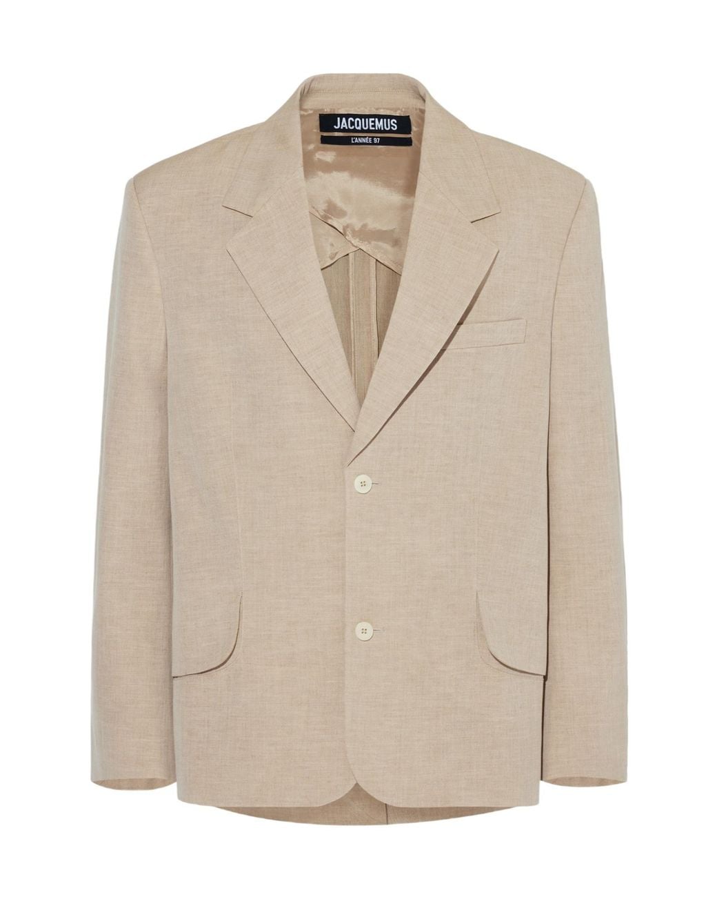 Jacquemus Natural Button-Up Jacket for men