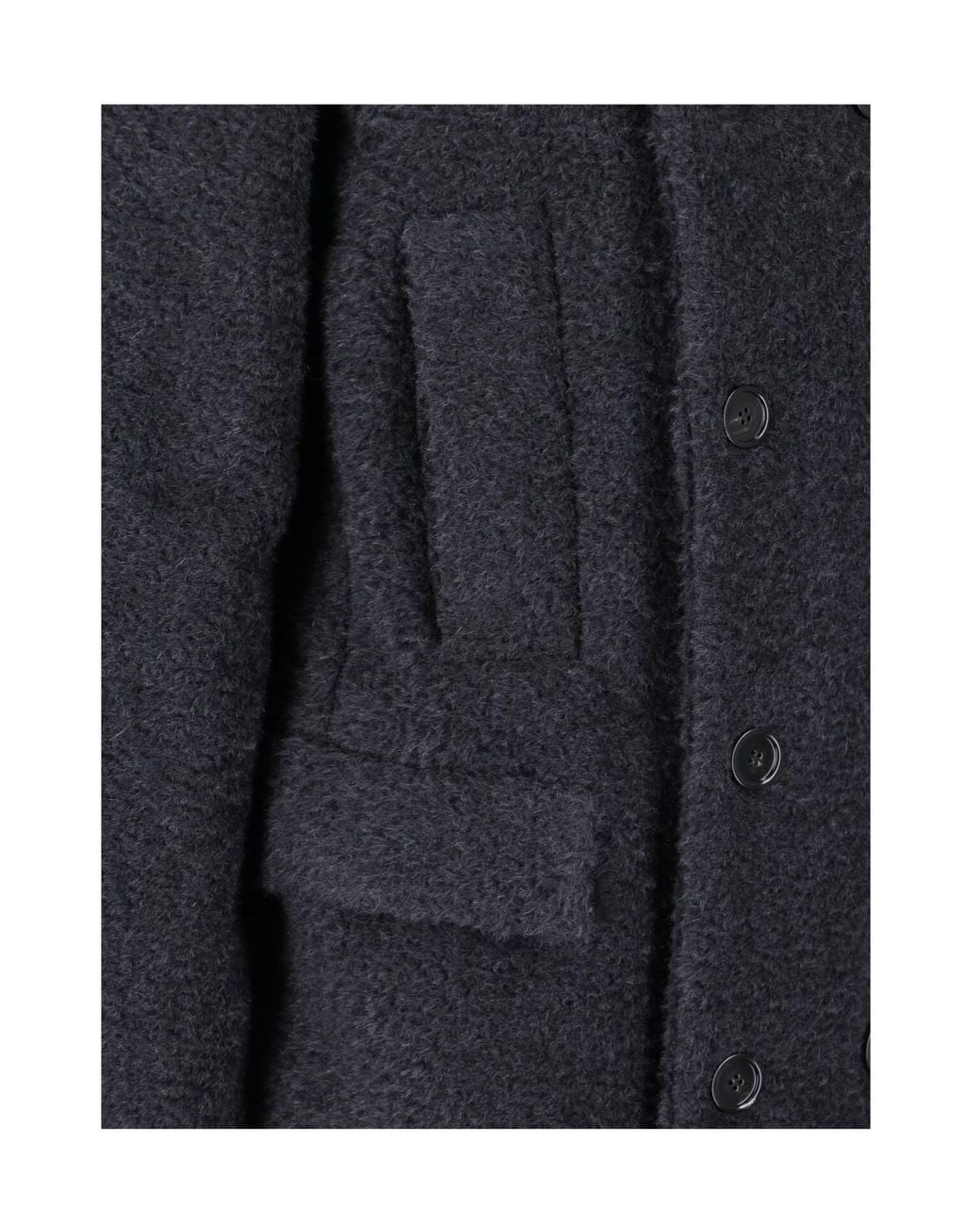 Burberry Blue Double Breasted Long Sleeved Coat for men