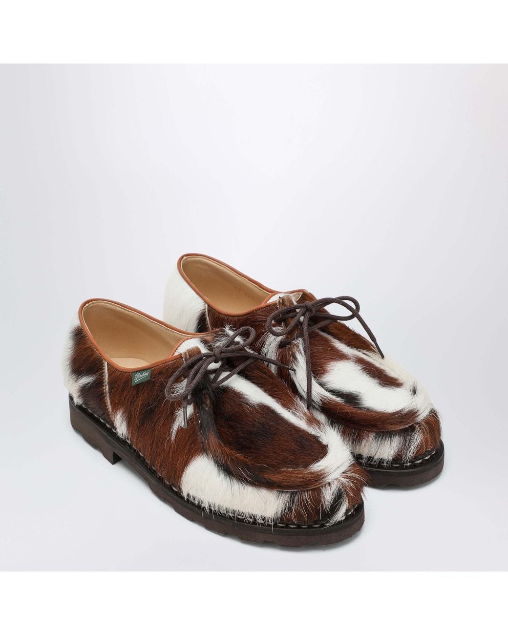 Paraboot Brown Lace-Up Casual Shoes for men