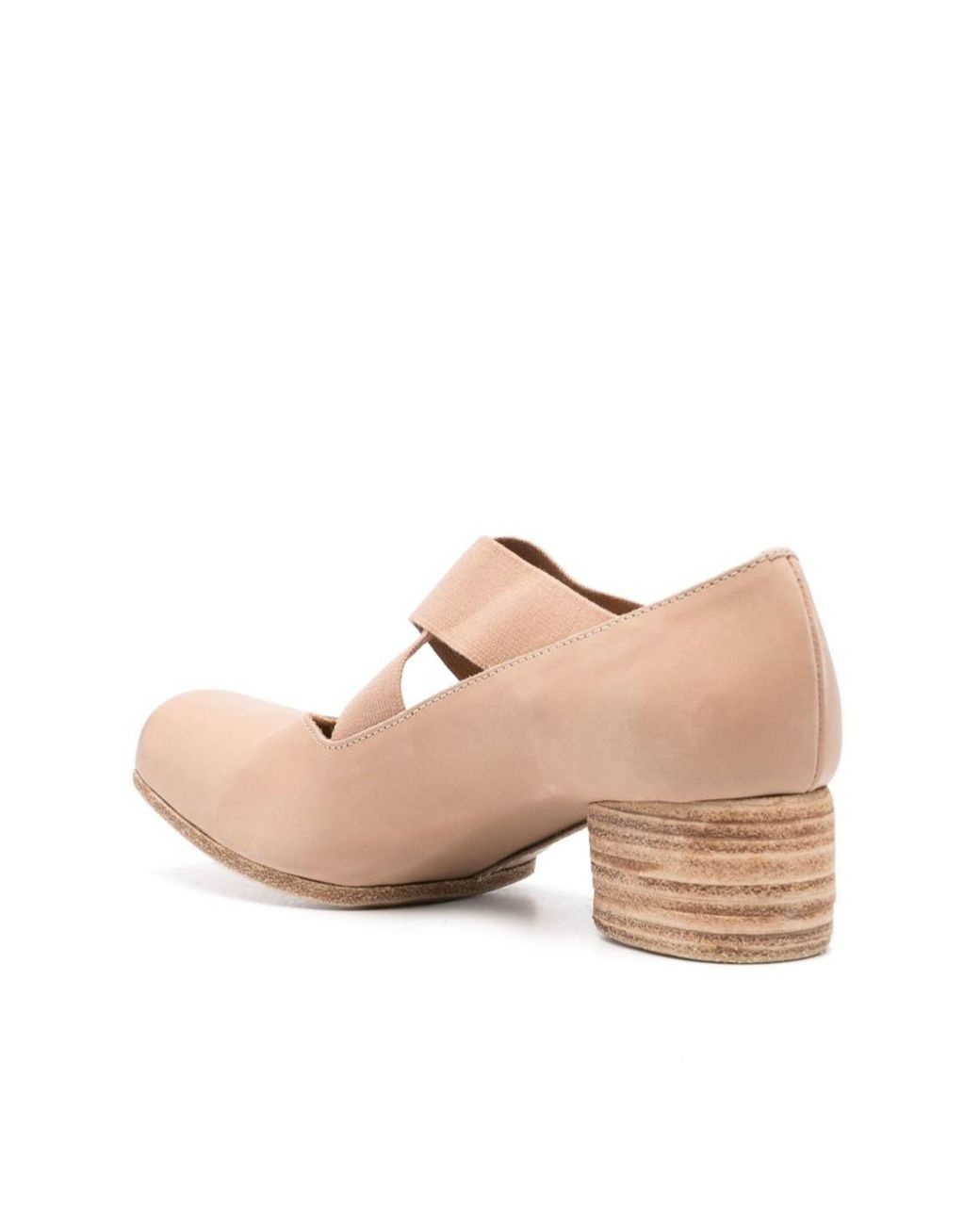 Uma Wang Pink Square-Toe Ballet Flats