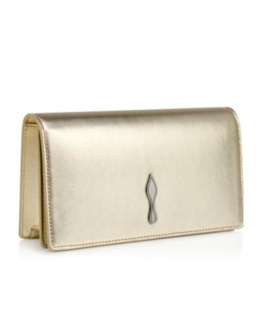 Christian Louboutin Natural Chain Logo Shoulder Bag