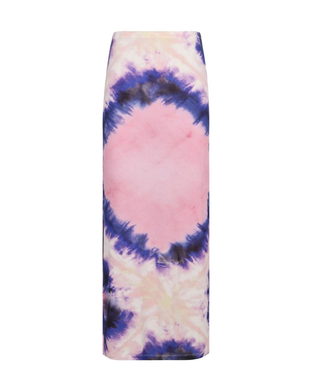 Rabanne Purple Tie-Dye Maxi Skirt