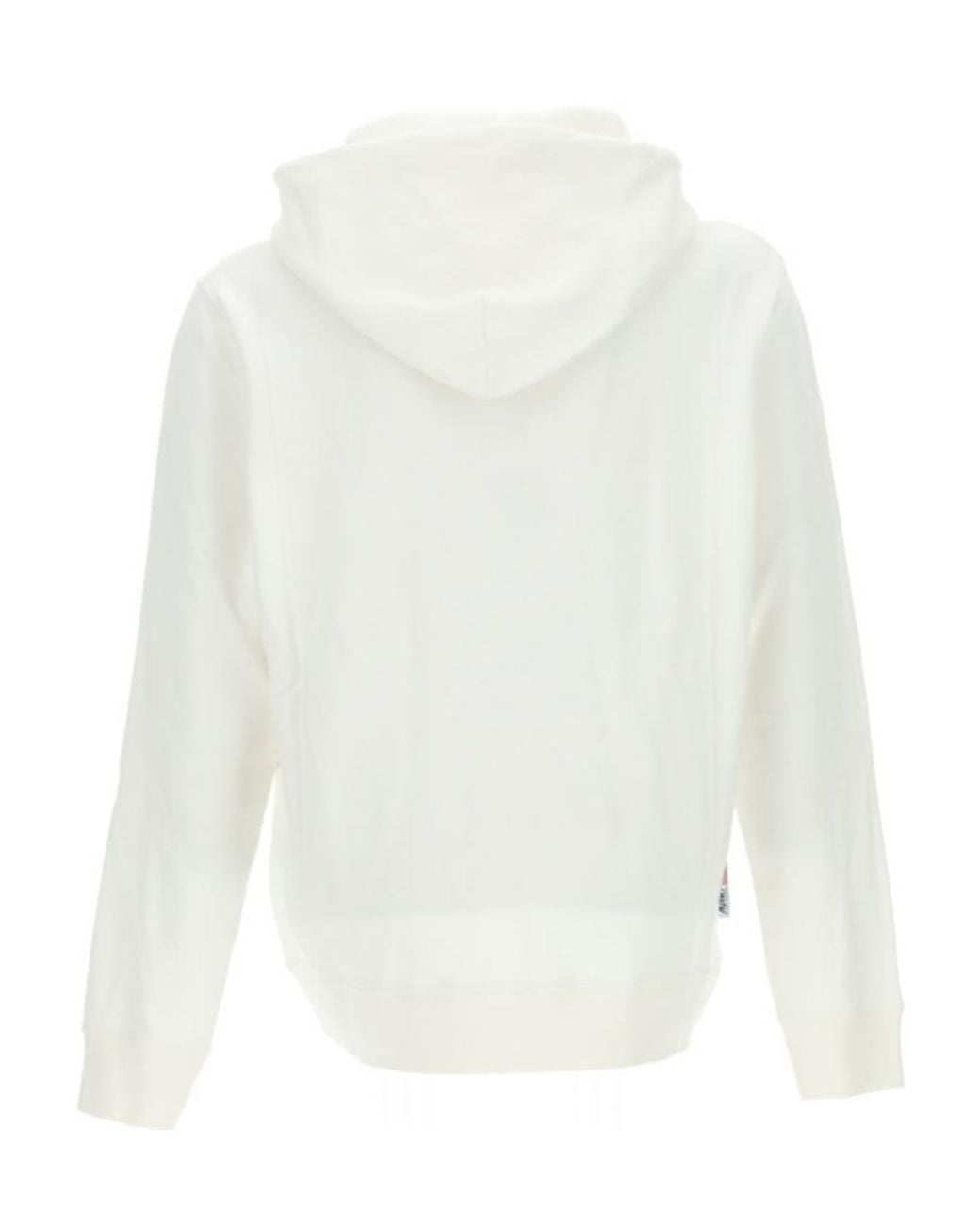 Autry White Logo-Print Drawstring Hoodie for men