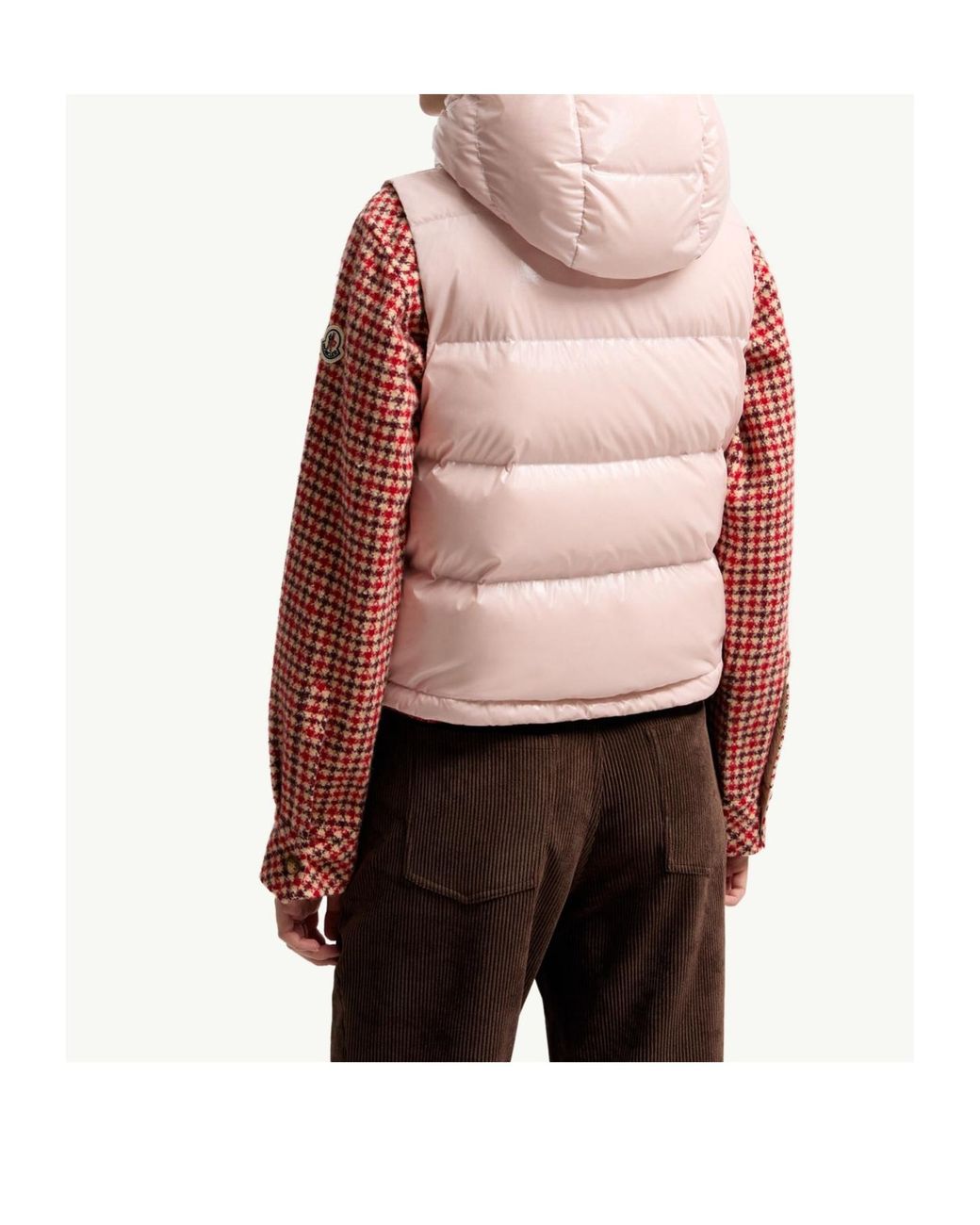 Moncler Pink Niverolle Short Padded Gilet