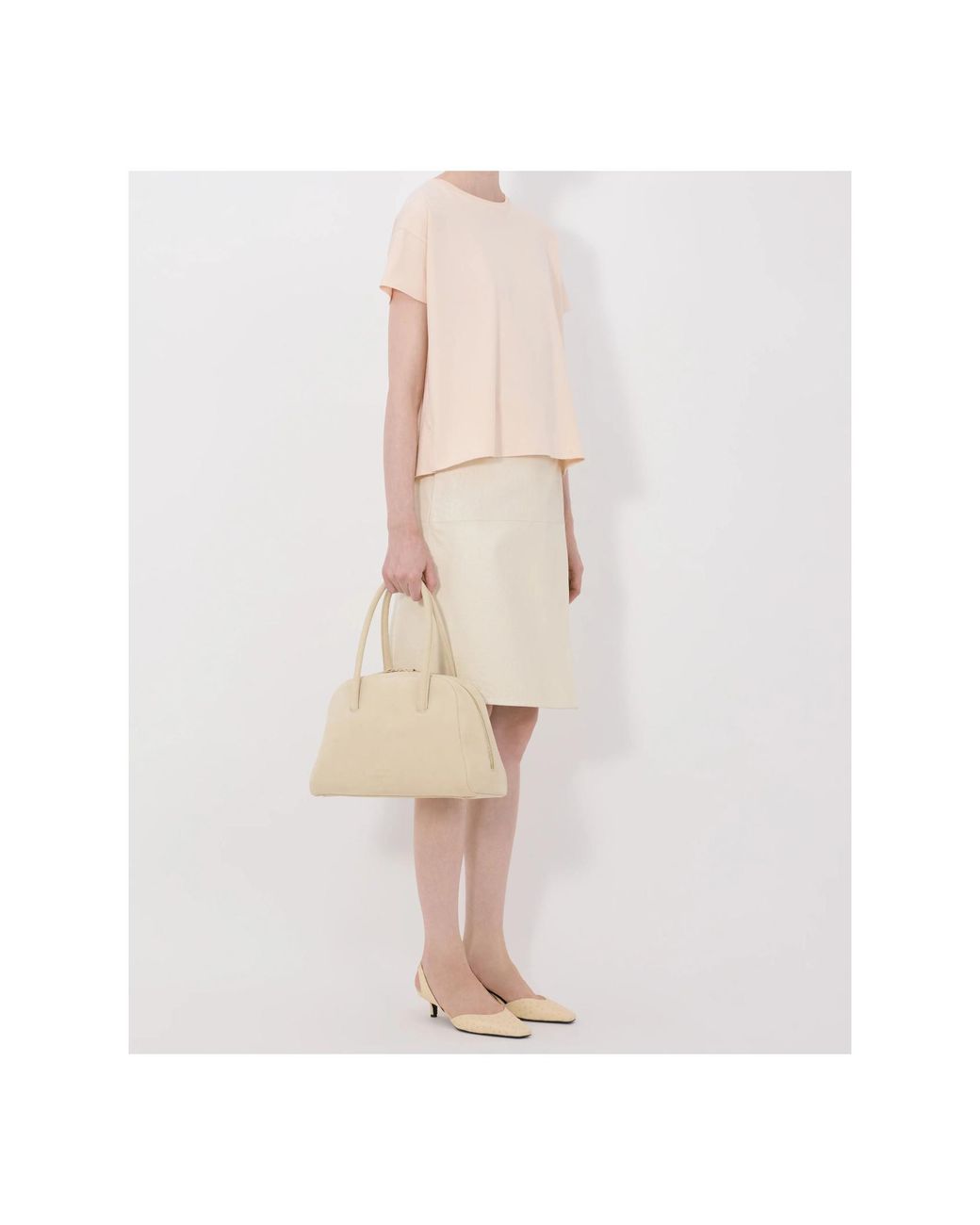 Loulou de Saison Pink Basiluzzo Boxy T-Shirt