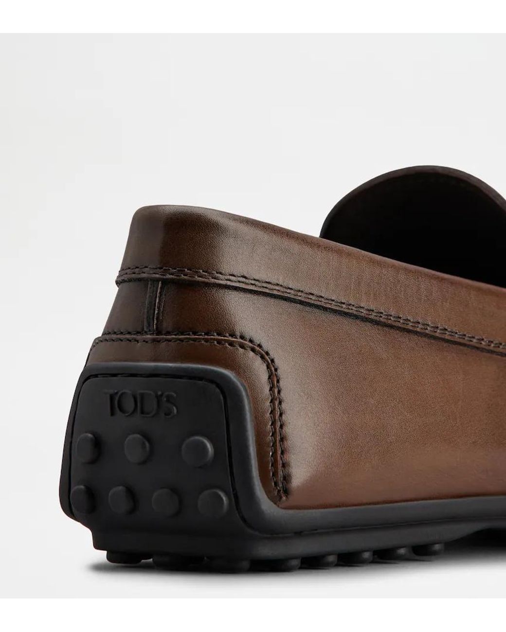 Tod's Brown City Gommino Loafers for men