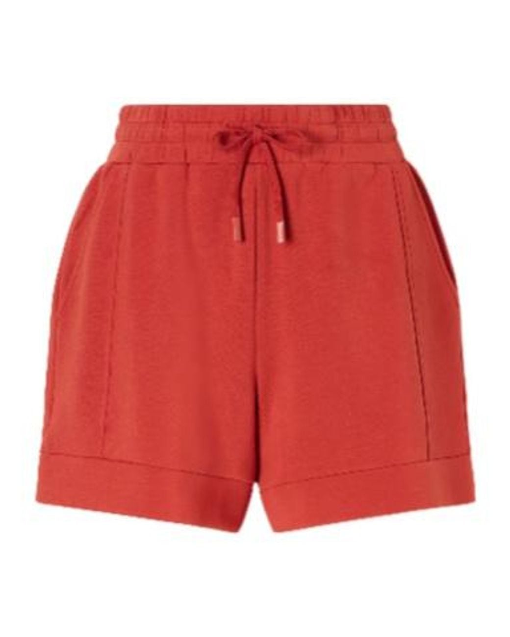 Varley Red Atrium Jersey Shorts