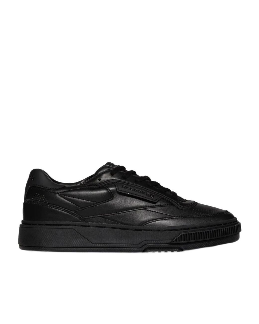 Reebok Black Lace-Up Low-Cut Sneakers for men