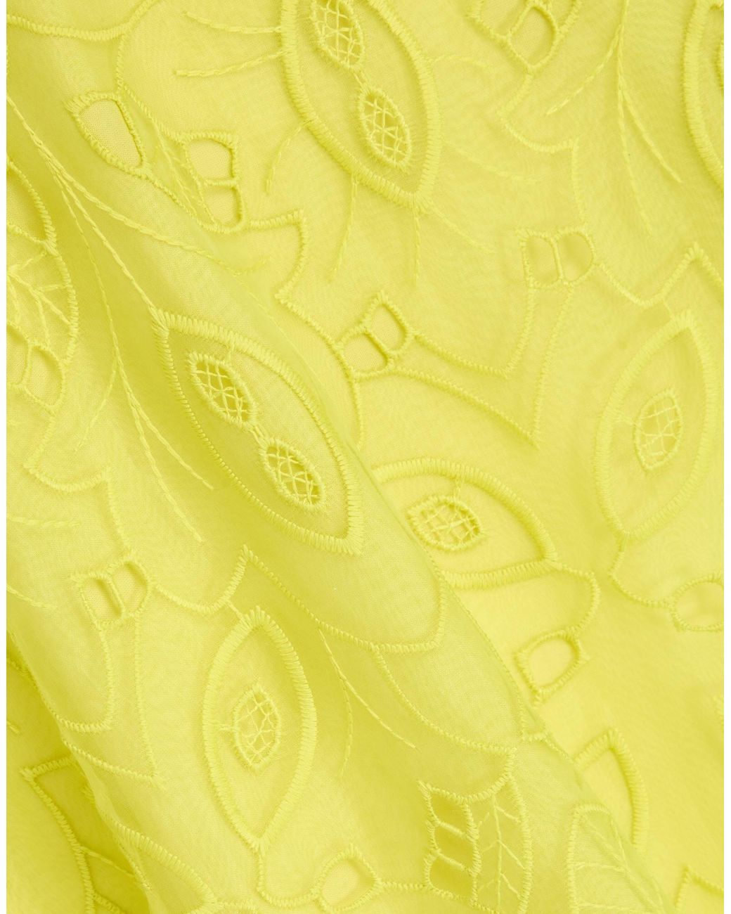 Max Mara Yellow Midi Dress Polyester