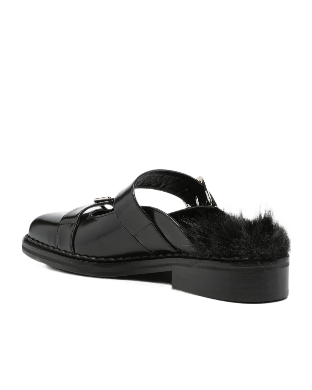 Simone Rocha Black Square-Toe Mules
