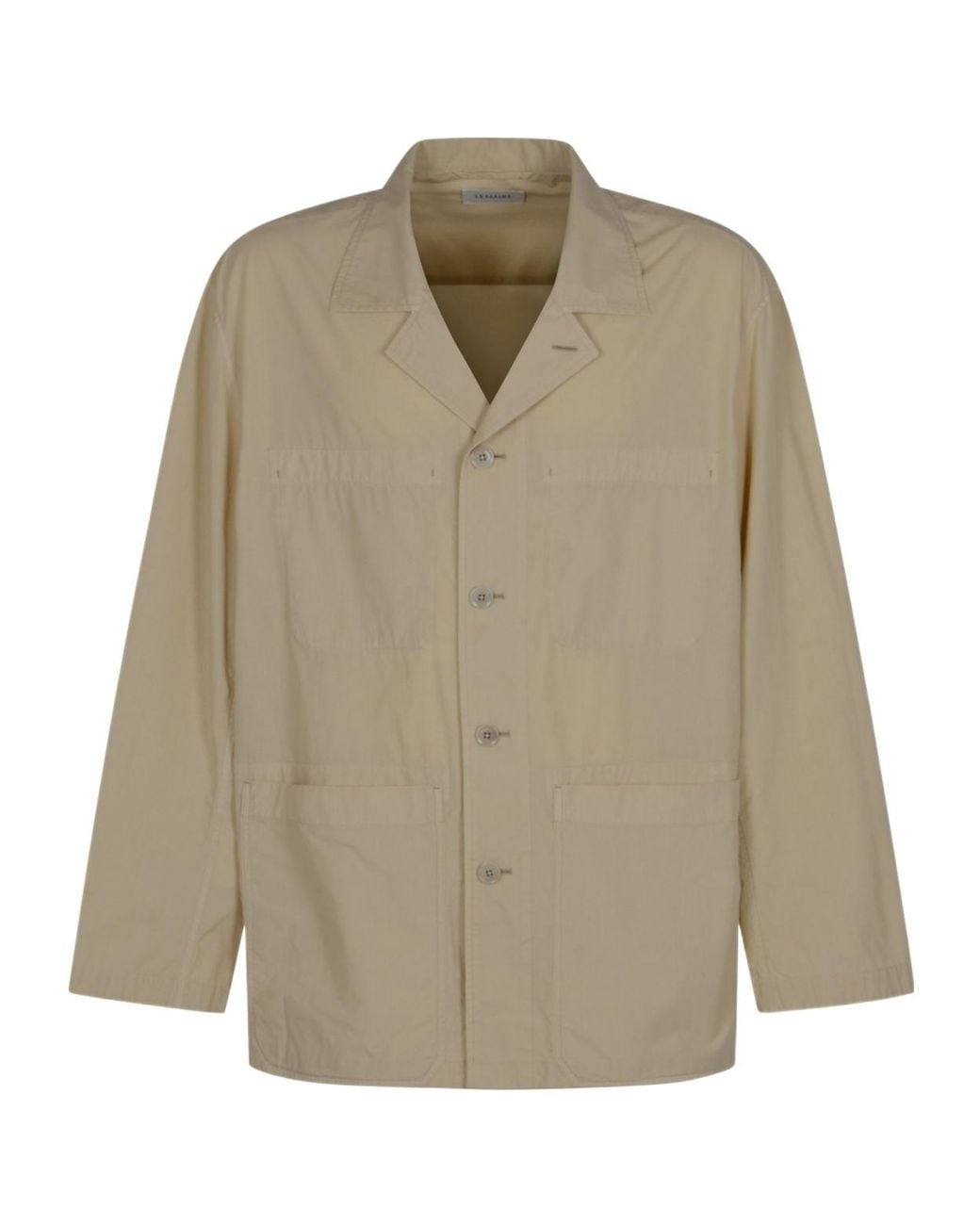 Lemaire Natural Workwear Shirt Jacket for men