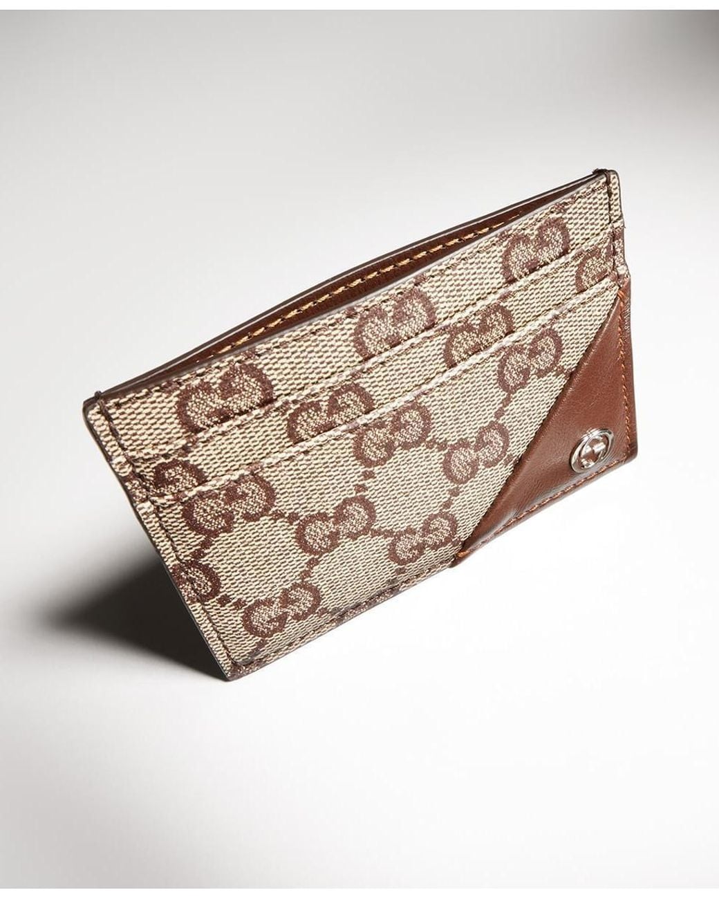 Gucci Interlocking G Card Case Wallet for Men | Lyst UK