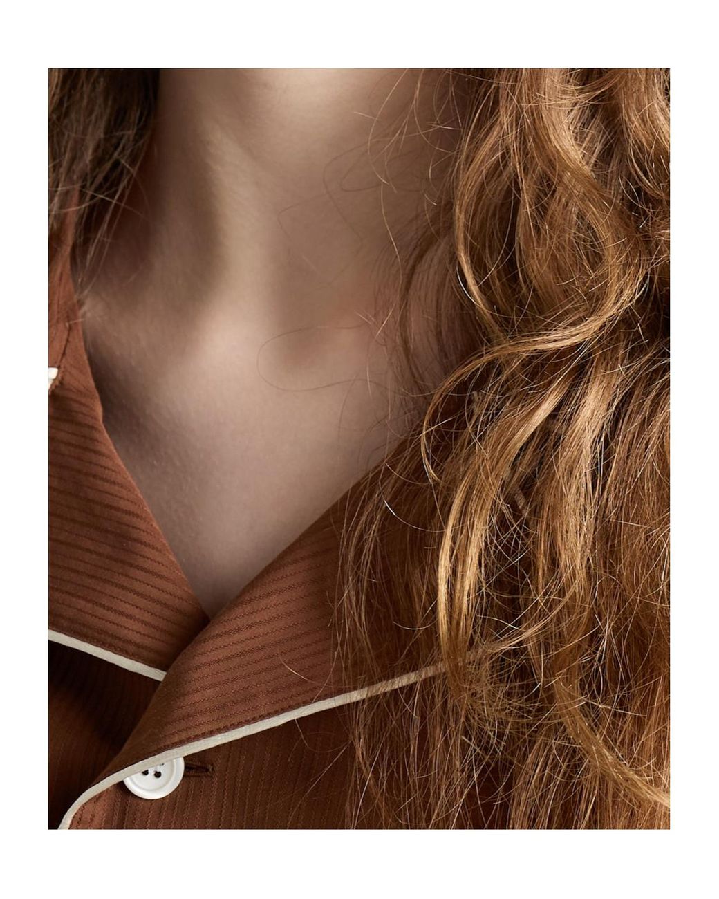 Prada Brown Long-Sleeved Button-Up Shirt