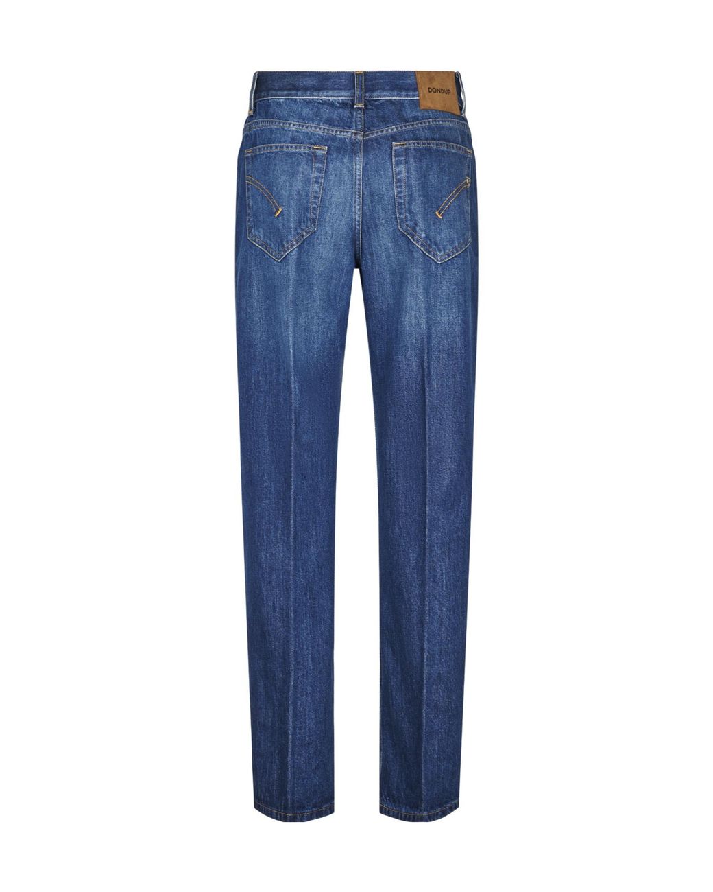 Dondup Blue Straight-Leg Jeans
