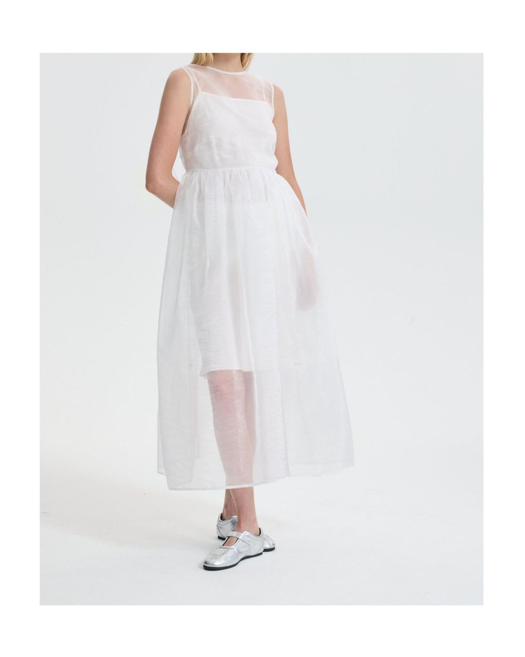 CECILIE BAHNSEN Pink Sleeveless Dress