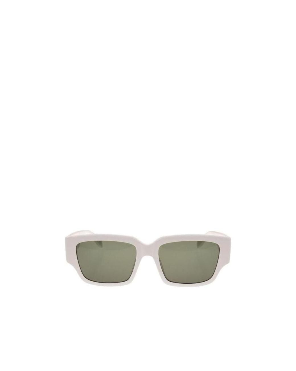 McQueen Multicolor Logo-Arm Rectangle-Frame Sunglasses