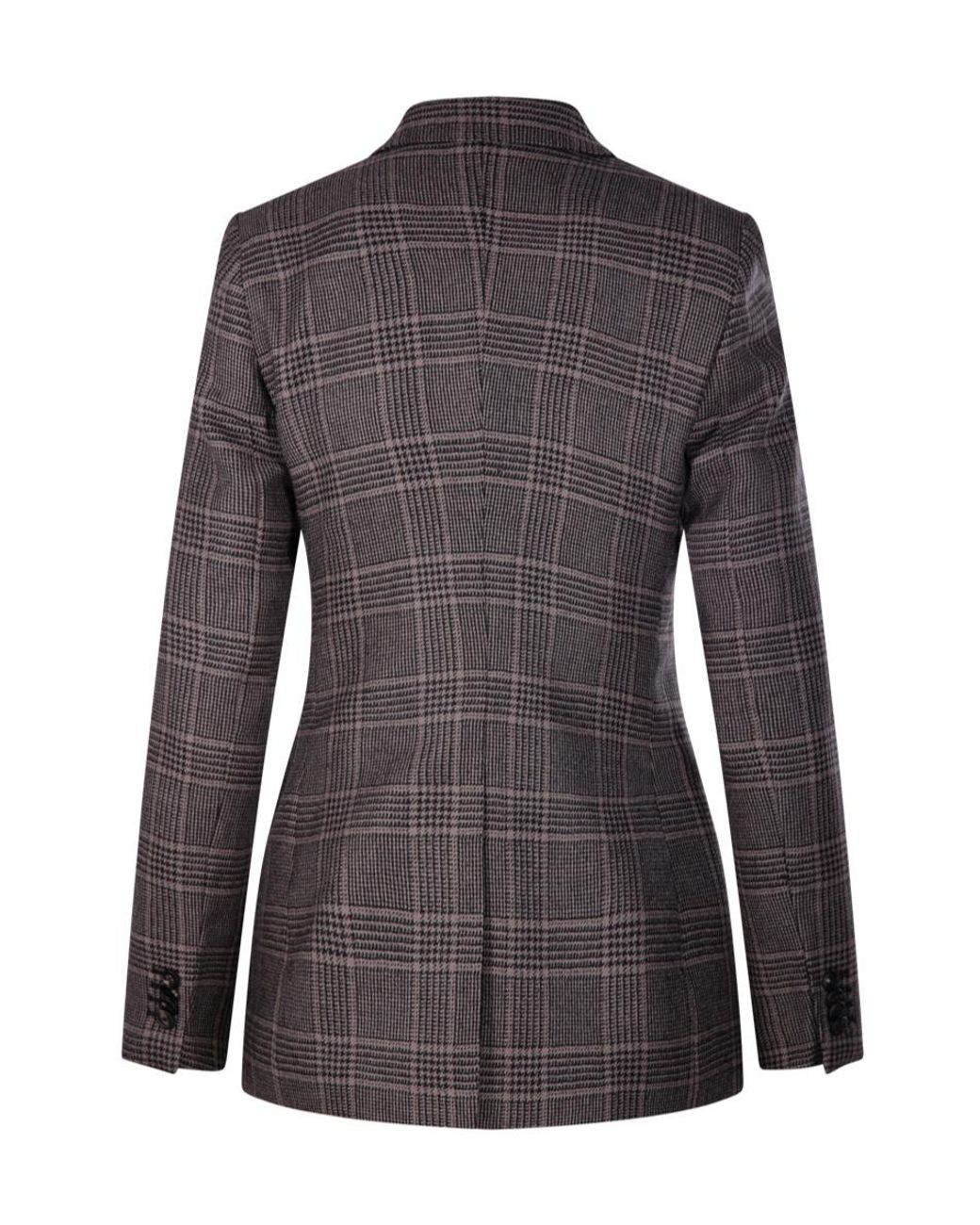 Tagliatore Black Parigi Double-Breasted Check Blazer