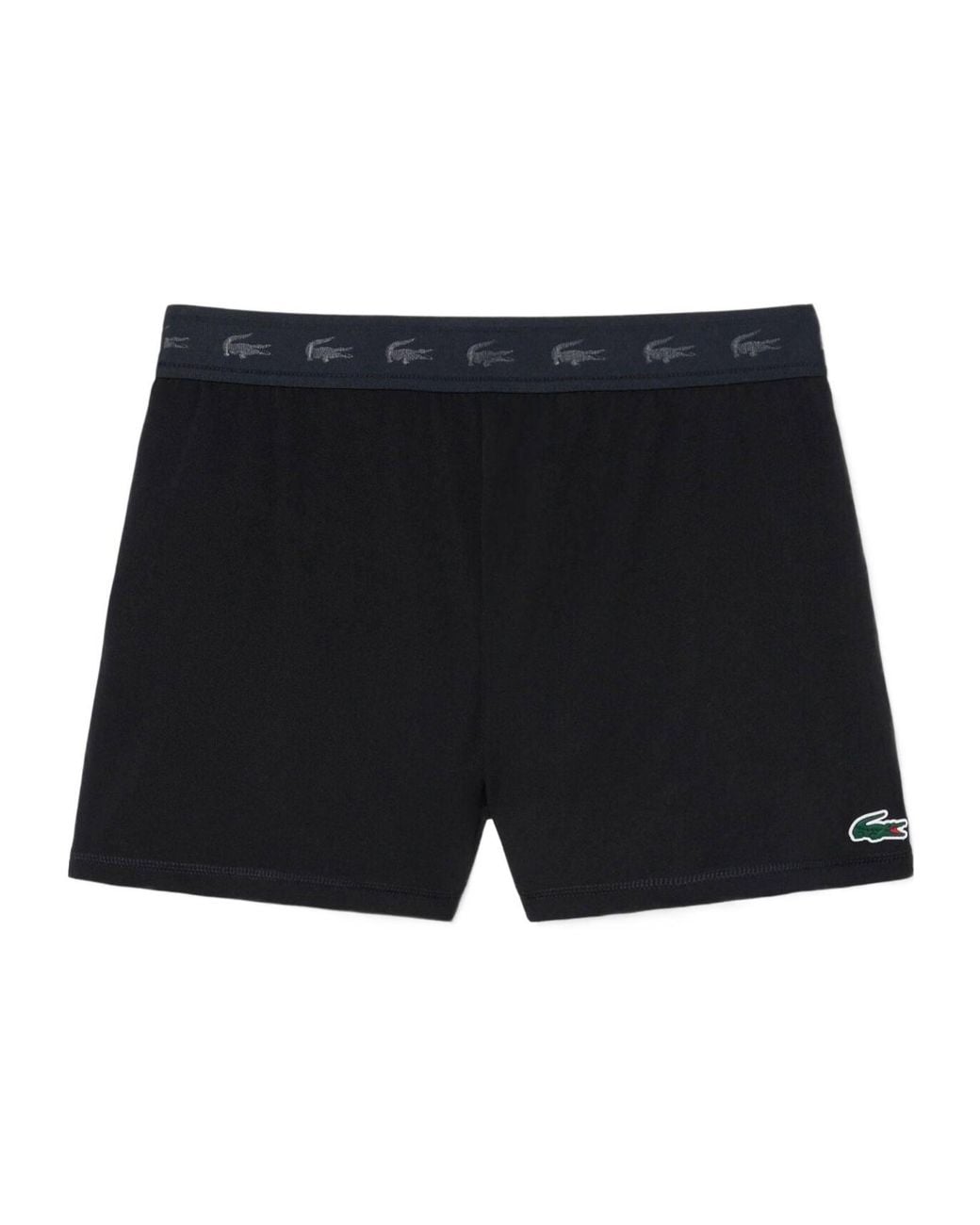 Lacoste Black Soft Jersey Lounge Shorts