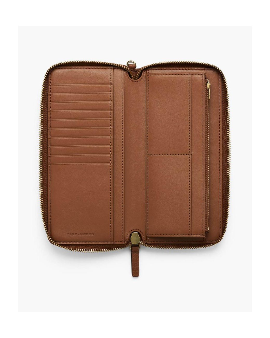 Marc Jacobs Brown Continental Zipped Wallet