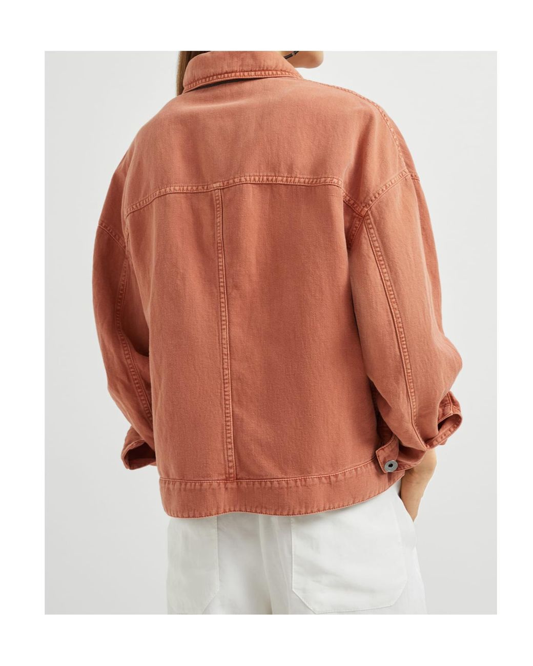 Brunello Cucinelli Multicolor Monili Chain-Detail Jacket