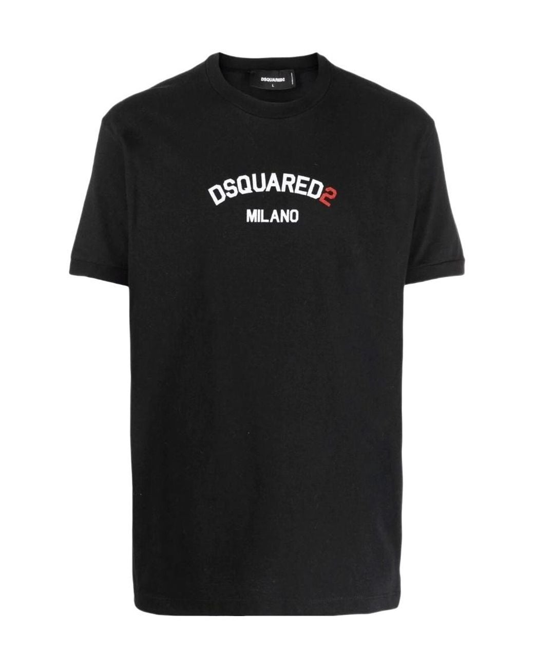 DSquared² Black Short-Sleeved T-Shirt for men