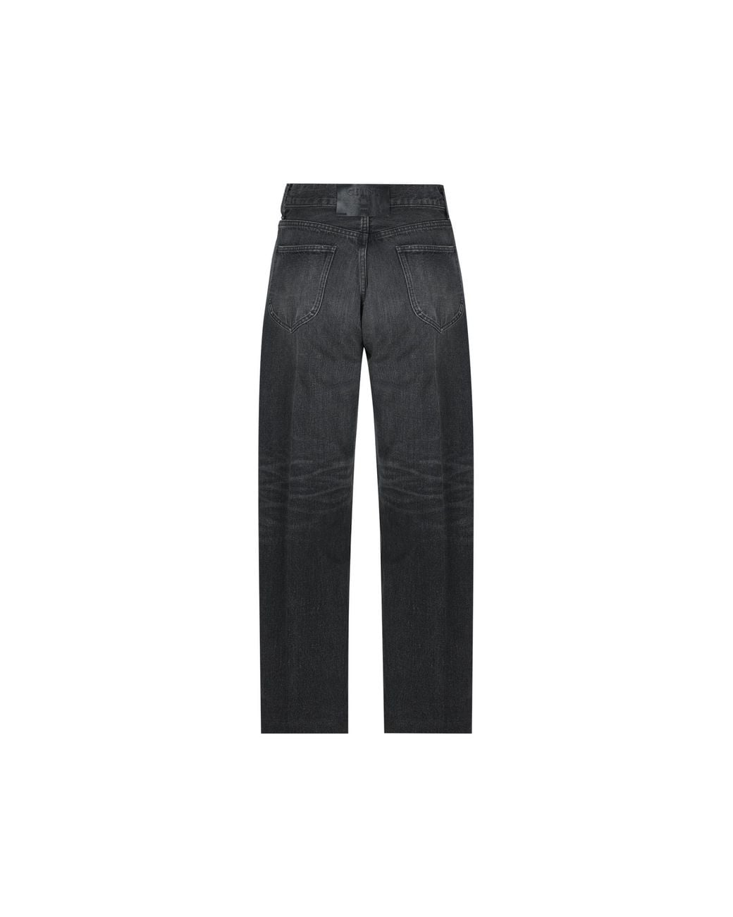 Céline Gray Belt-Loop Jeans
