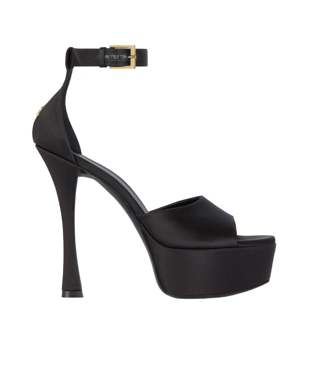 Givenchy Black 4G Liquid Platform Sandals