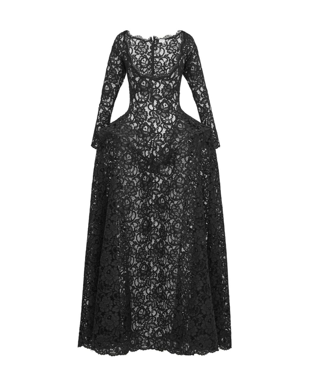Saint Laurent Black Couture Gown