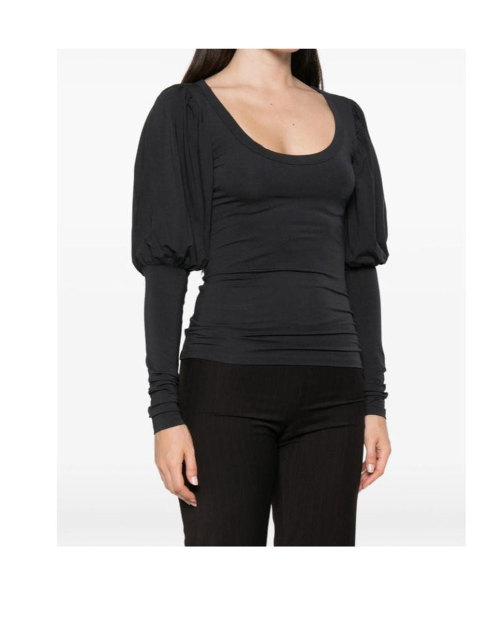 Paloma Wool Black Long-Sleeved Top