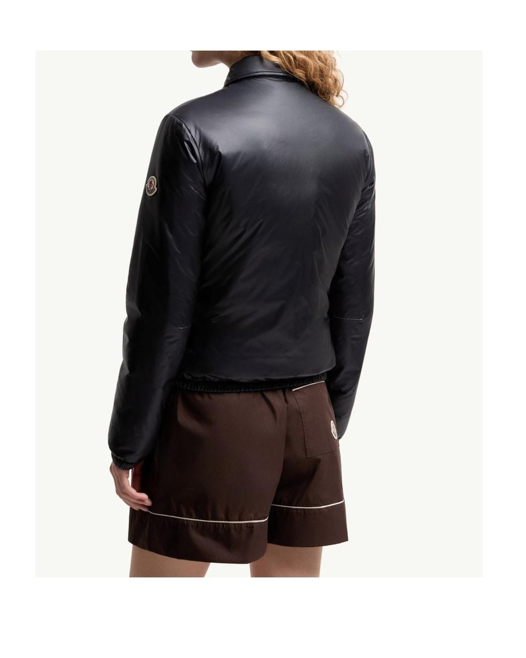 Moncler Gray Lanset Zip-Up Shirt Jacket