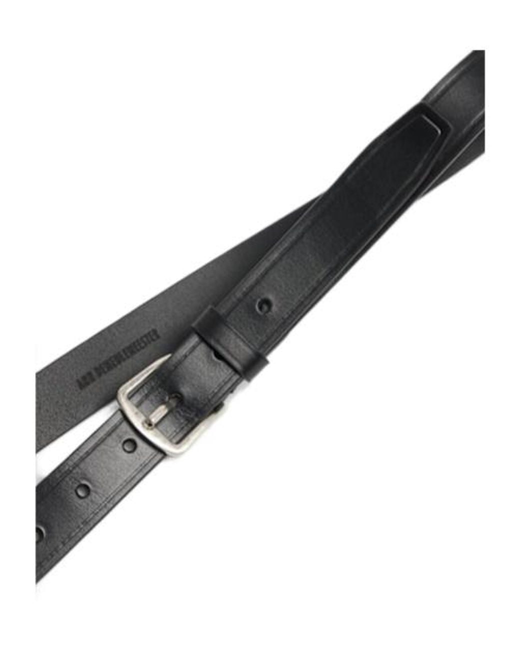 Ann Demeulemeester White Willow Leather Belt for men