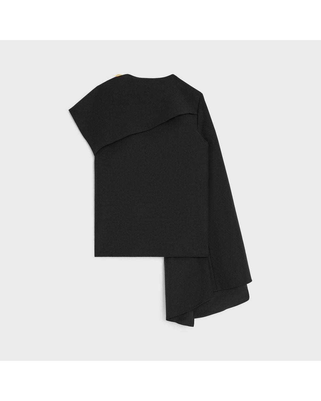 Céline Black Draped Top