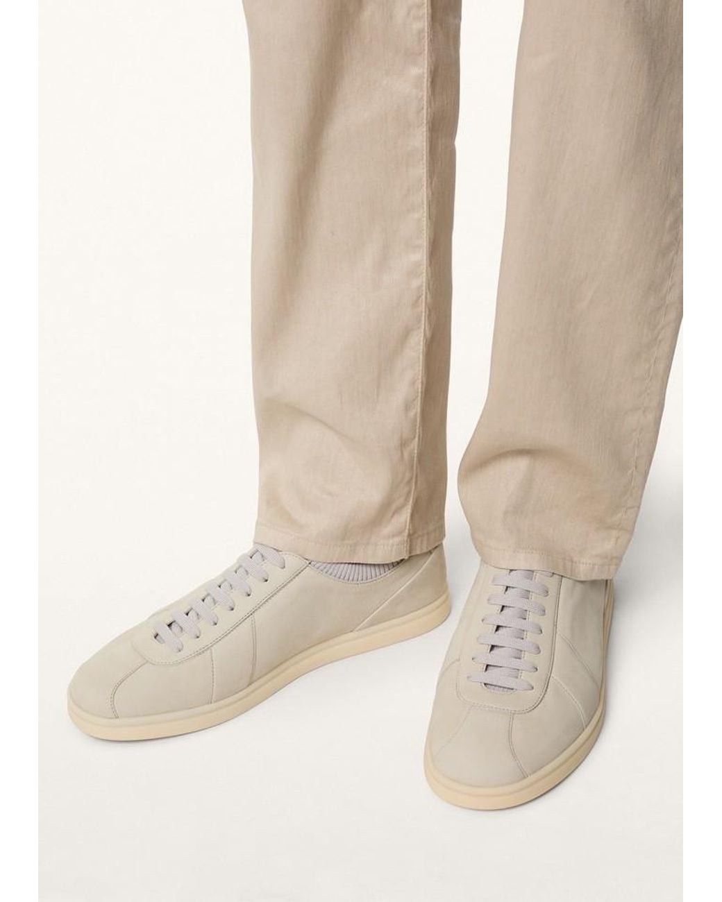Loro Piana White Soho 2.0 Walk Sneaker for men
