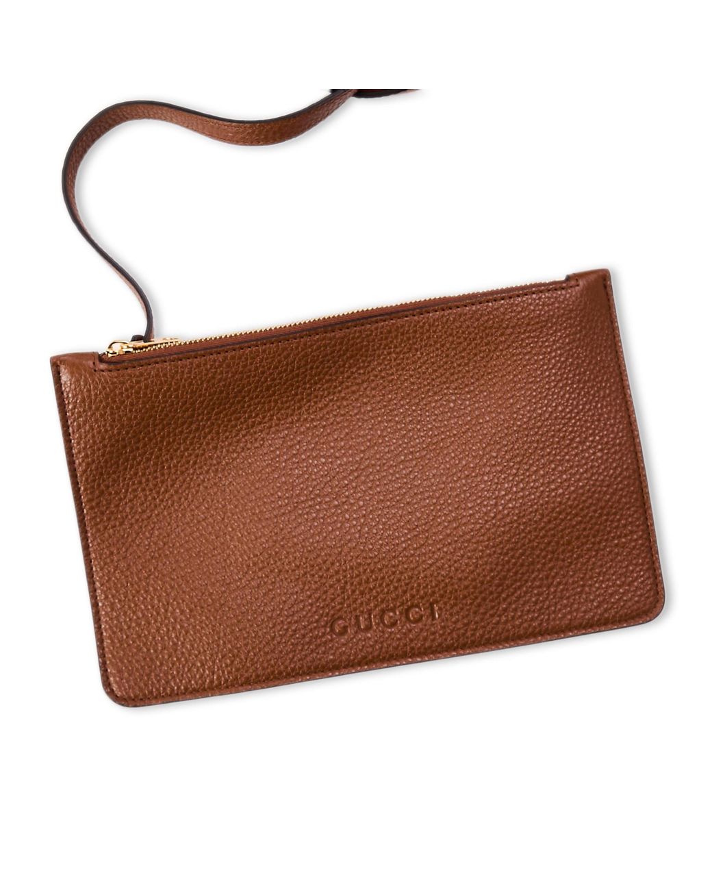 Gucci Brown Plain Soft Hobo Bag