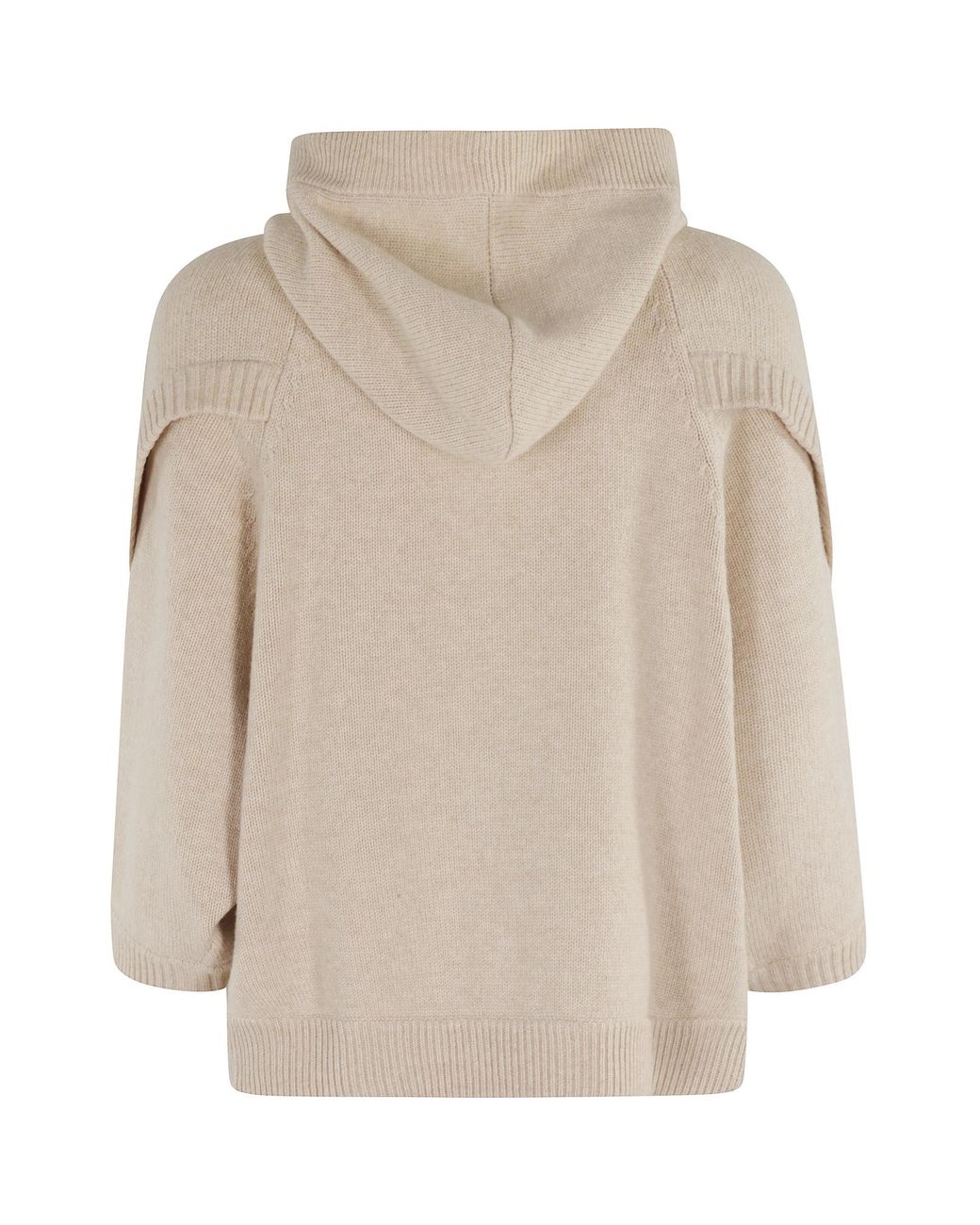 Max Mara Natural Vals Button Detailed Open-Front Cardigan