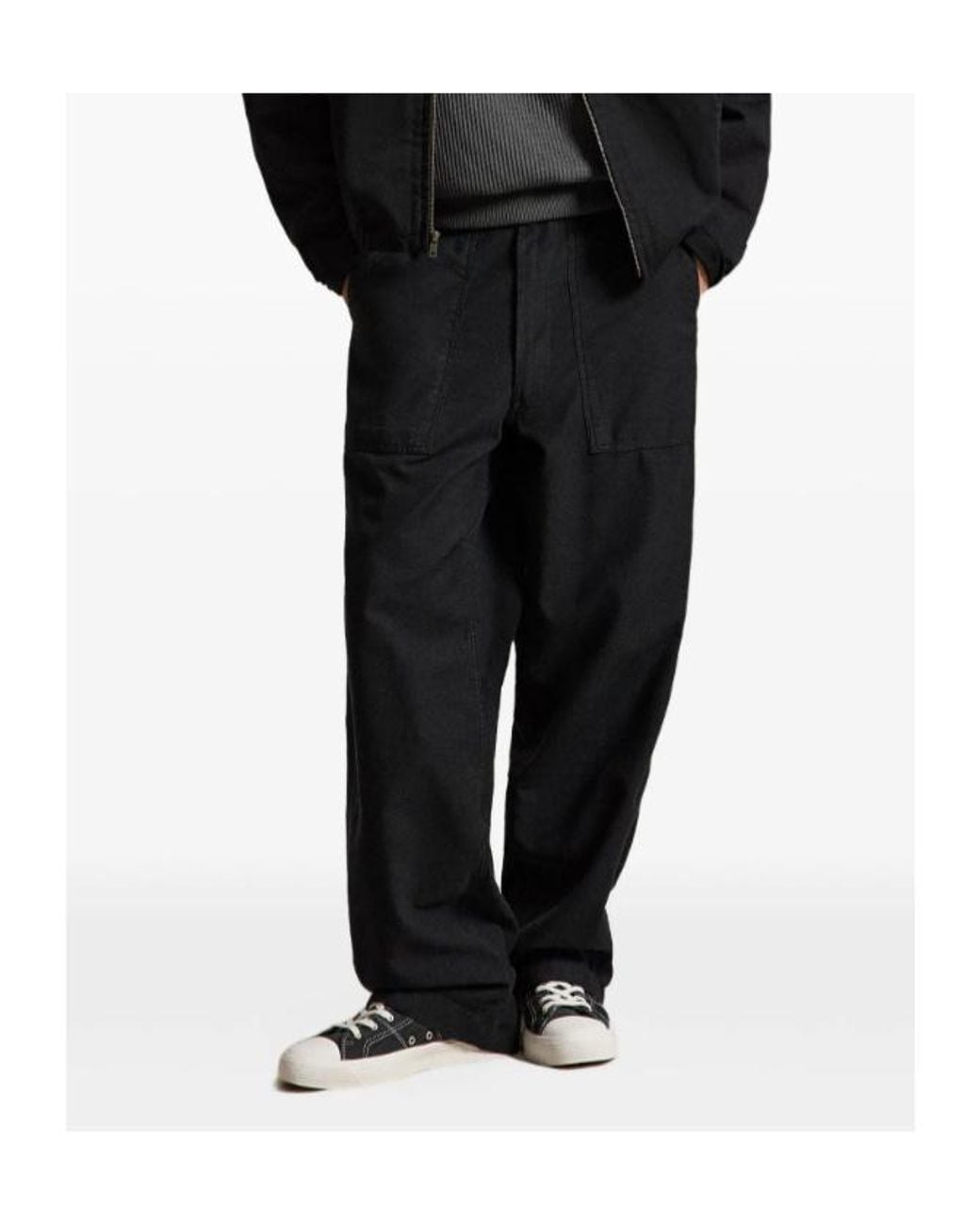 Polo Ralph Lauren Black Patch-Pocket Trousers for men