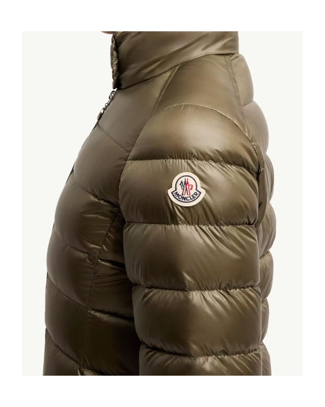 Moncler Green Slim Long Down Jacket