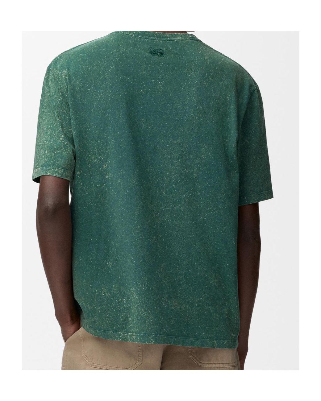 Loewe Green T-Shirt Large En Coton for men