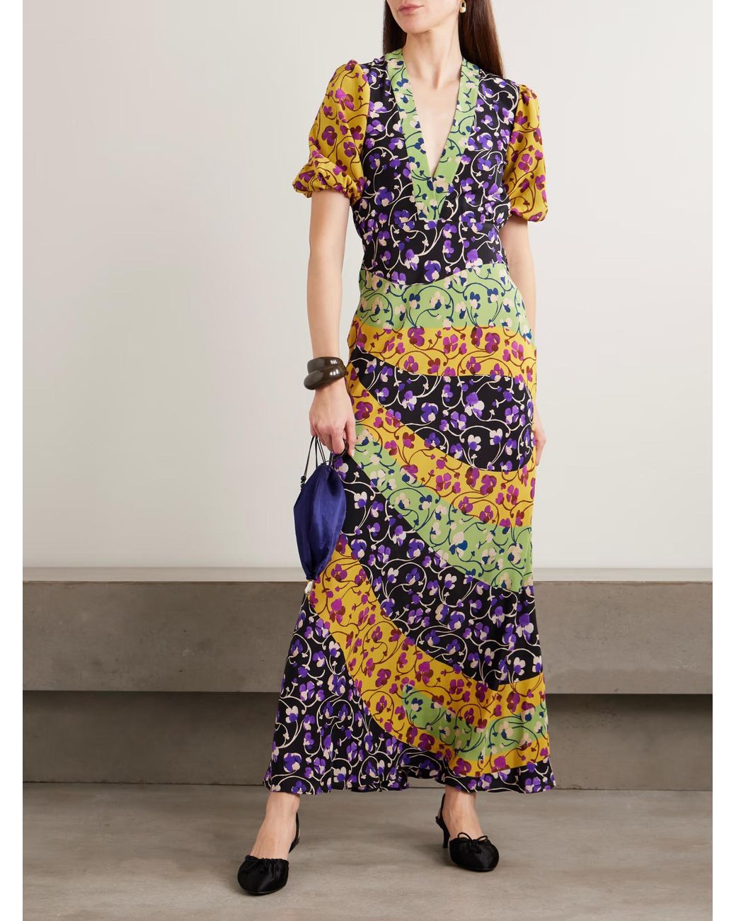 LaDoubleJ Multicolor Marlene Maxi Dress