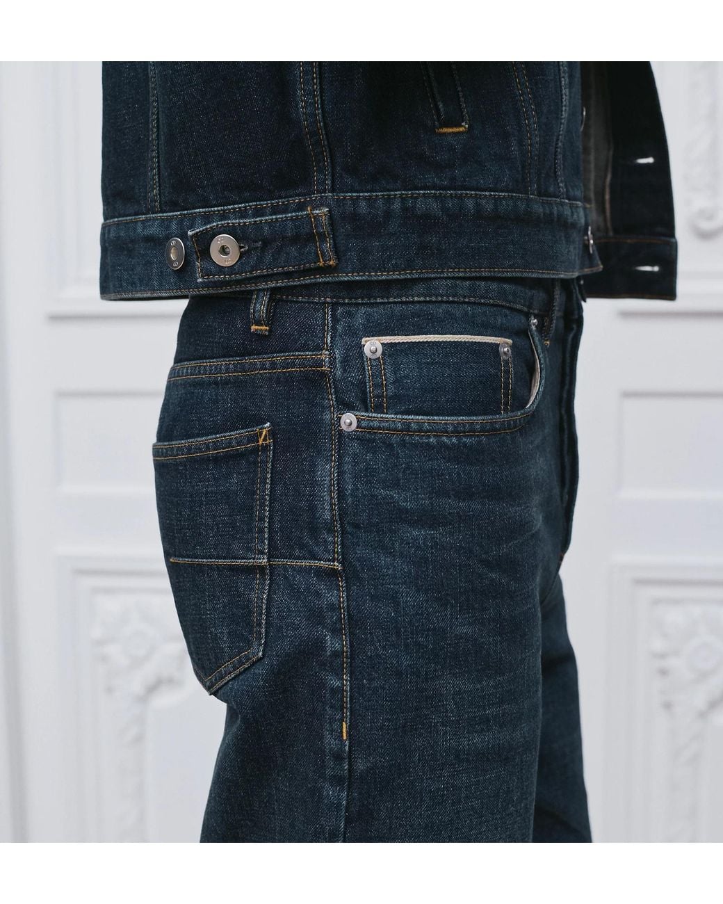Dior Blue Homme Straight-Leg Jeans for men