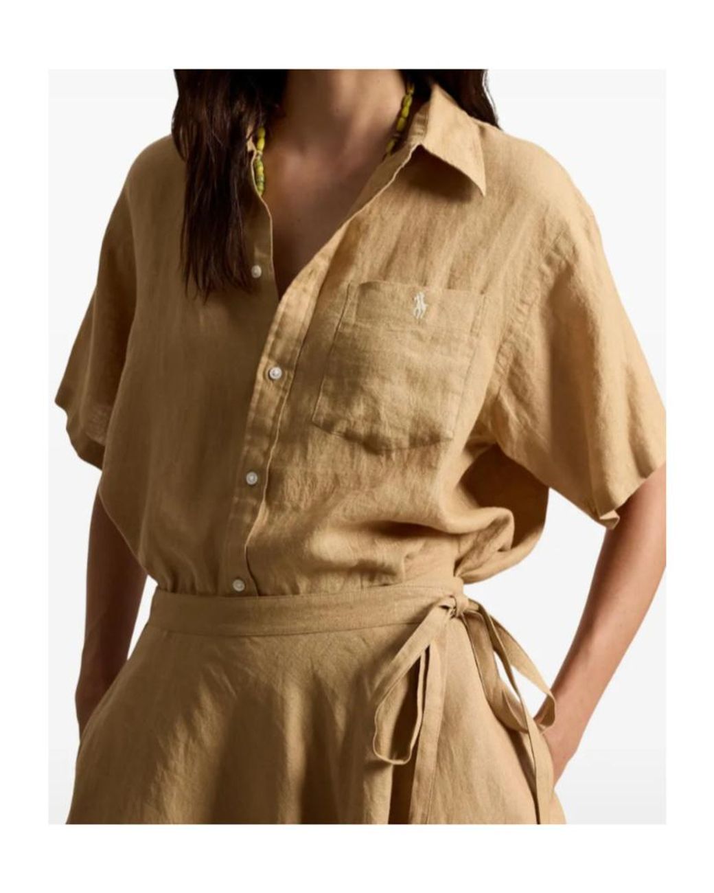 Polo Ralph Lauren Natural Short-Sleeve Shirt