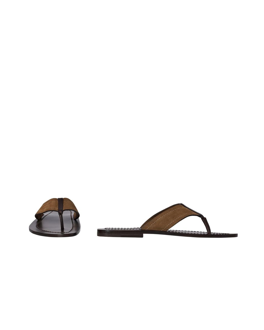 The Row Brown Dan Flip Flop for men
