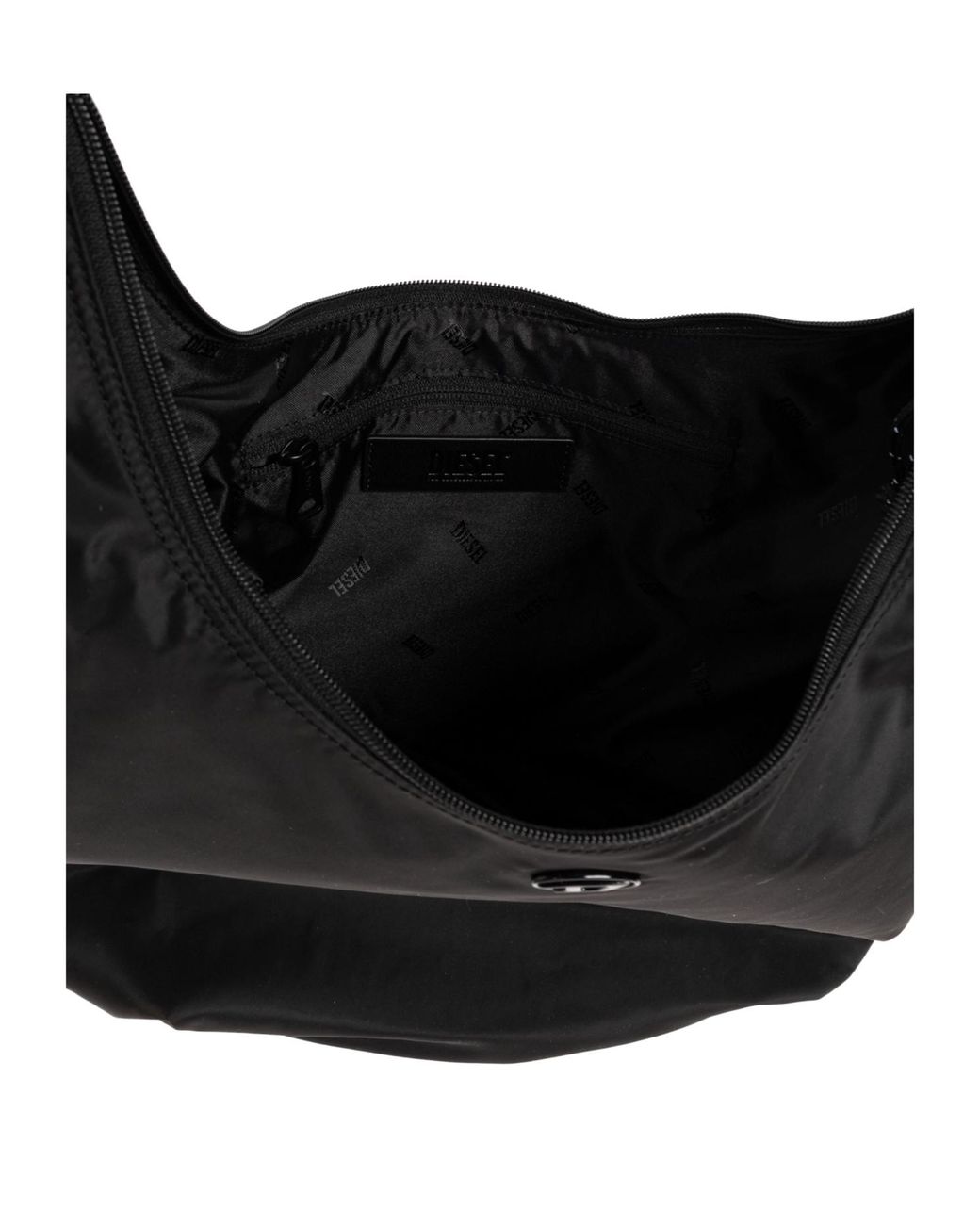 DIESEL Black D-Pack Hobo Bag for men