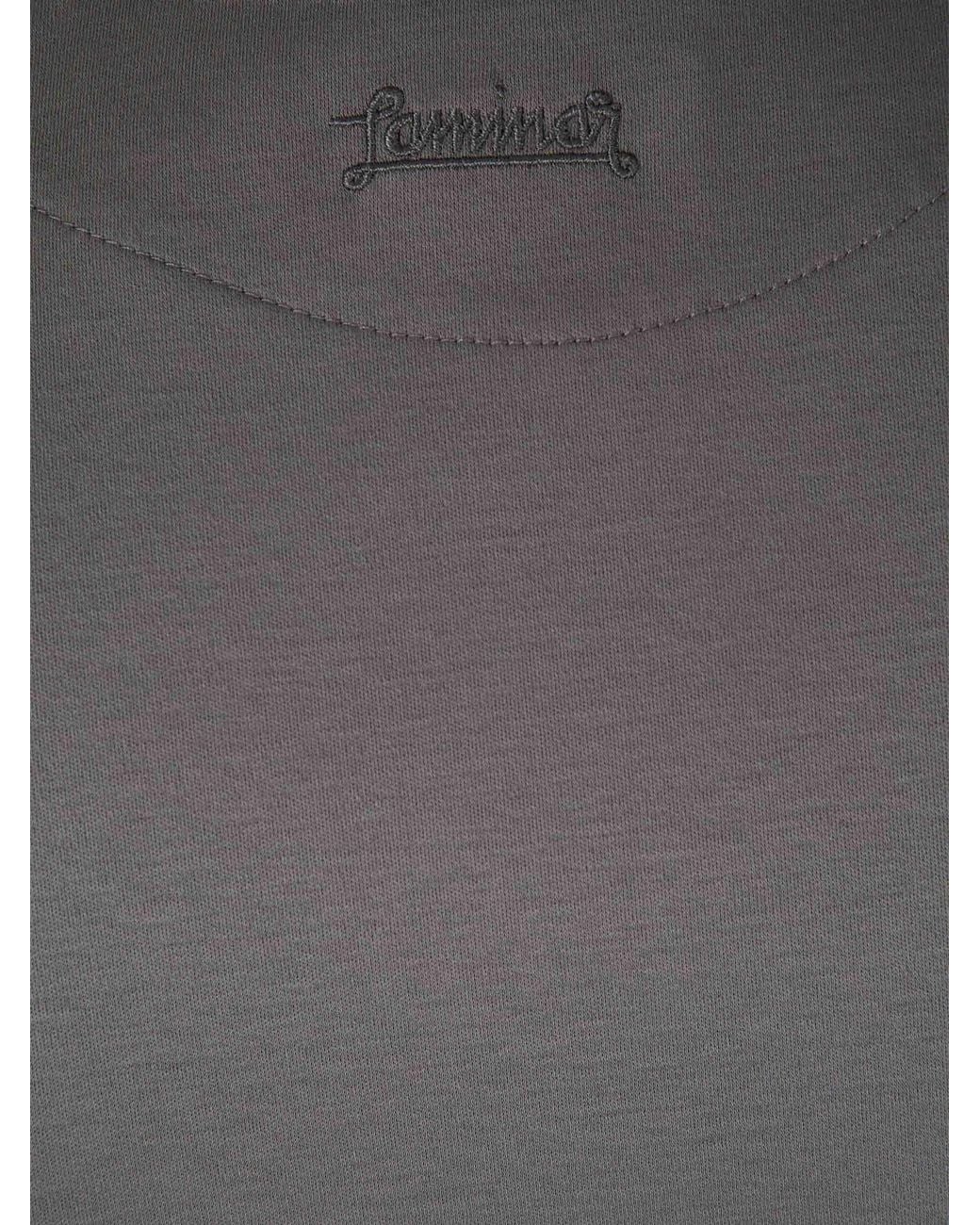 Herno Gray Crew Neck T-Shirt for men