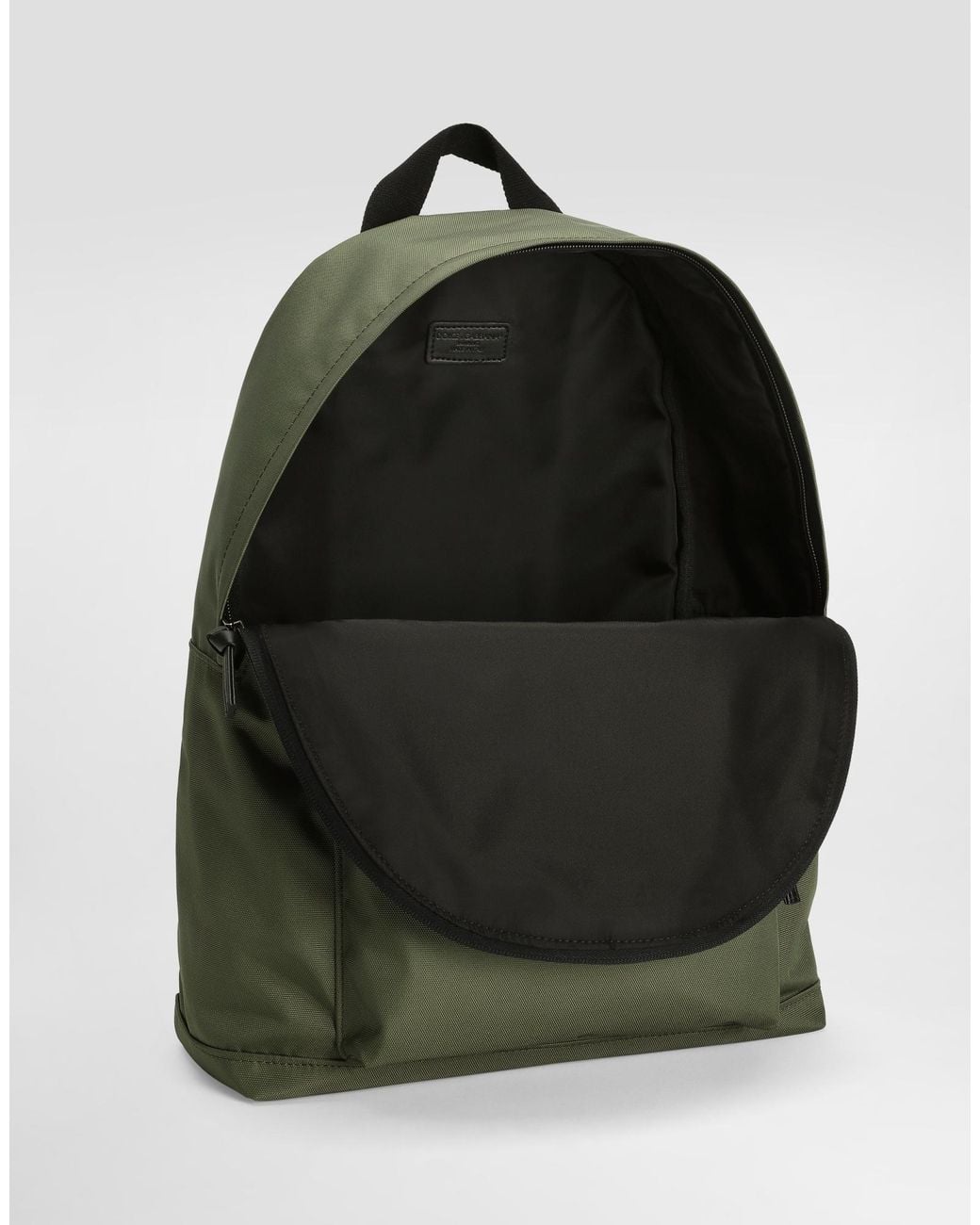 Dolce & Gabbana Green Logo Backpack