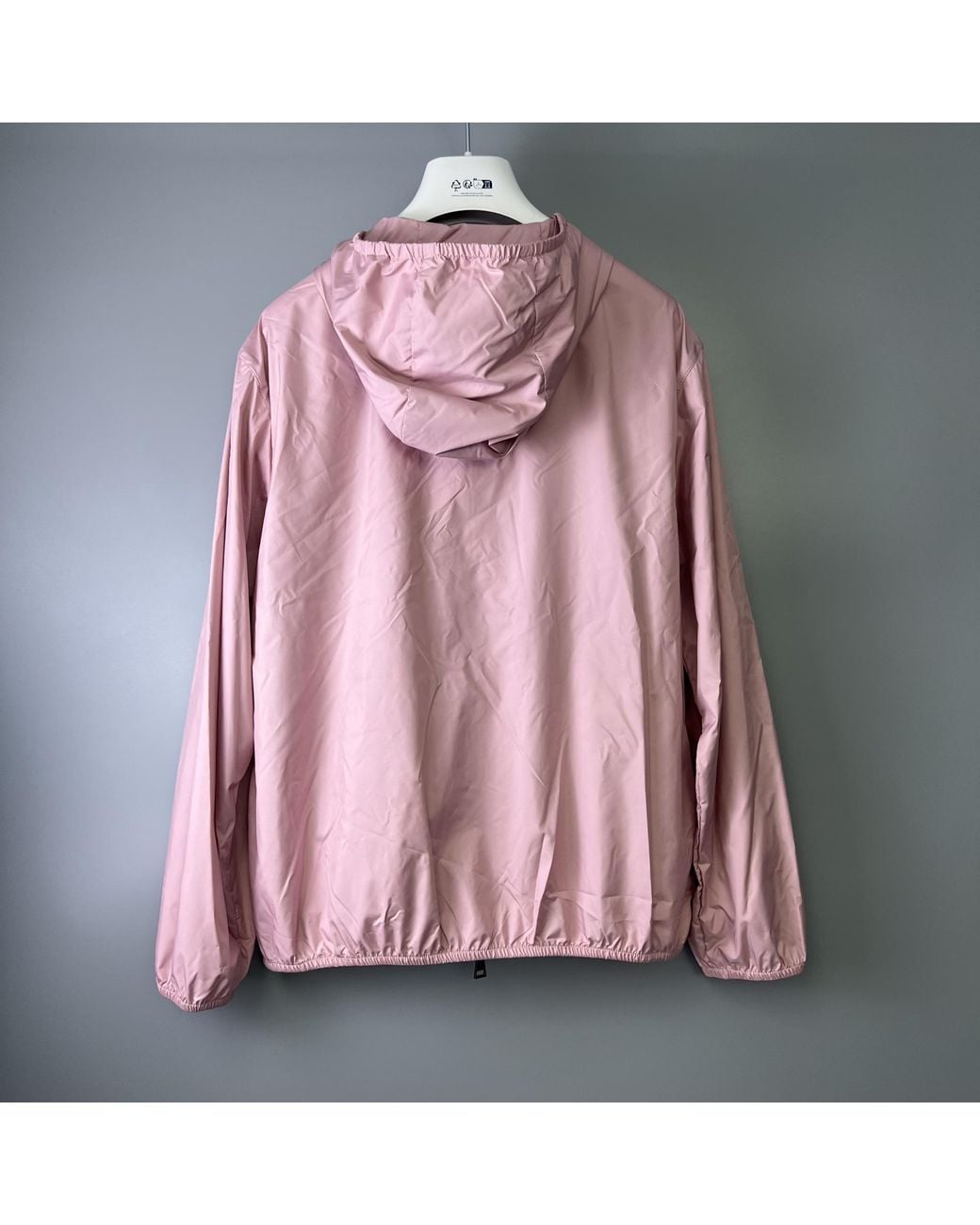 Moncler Pink Logo Patch Hooded Jacket