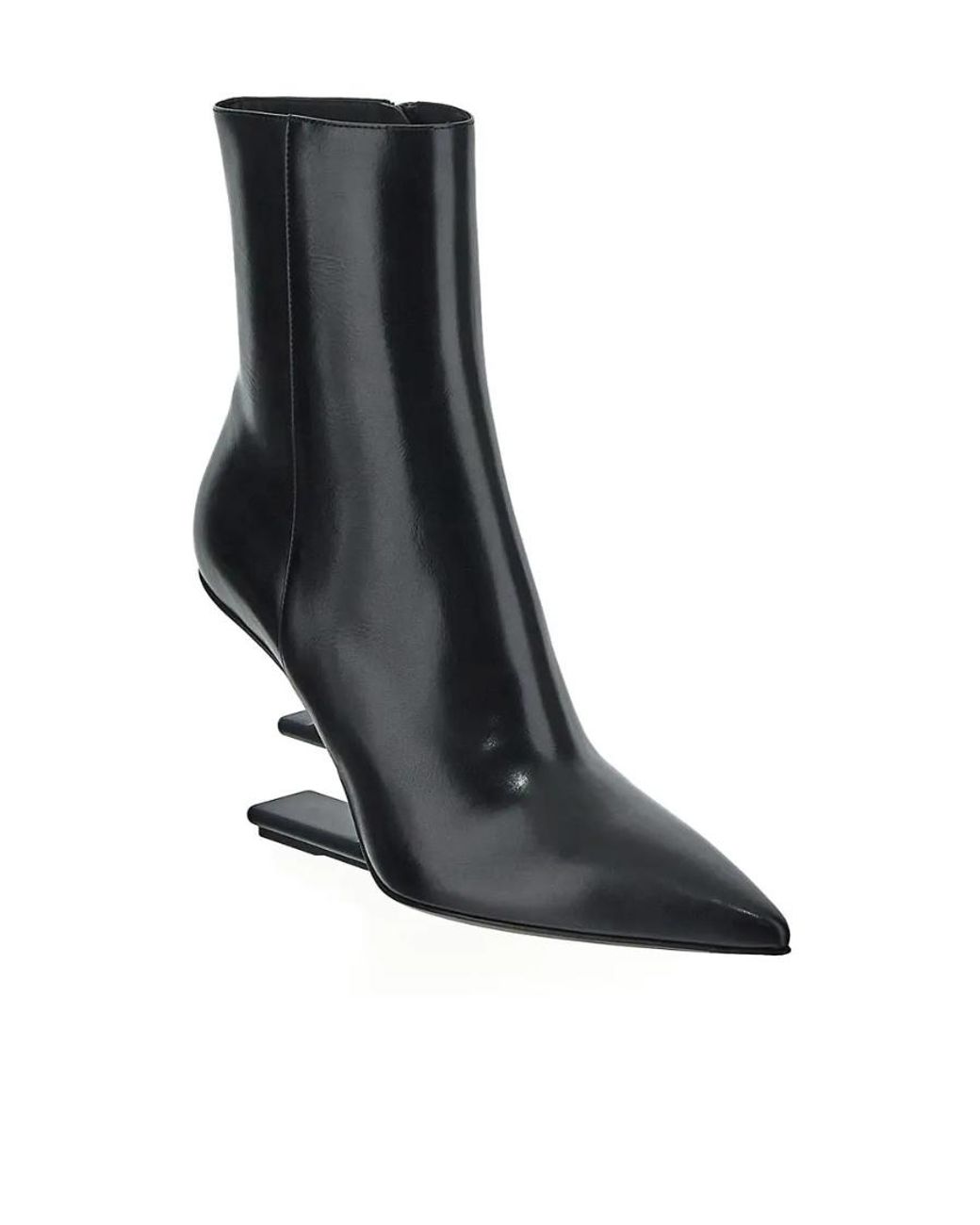 Fendi Black First F-Shaped Heel Ankle Boots
